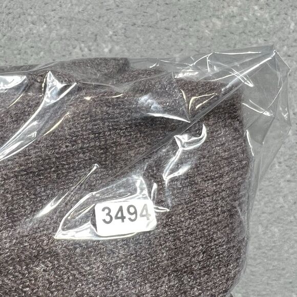 Minnie Rose Cashmere Ruffle Open Front Knit Cardigan Brown Women’s Small - Picture 10 of 10